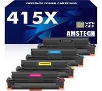 SUBZONAL-415X 415A M479fdw avec Puce Compatible pour HP 415X 415A Toner Color Laserjet Pro MFP M479fdw M479dw M479fnw M479fdn M479 M454dw M454dn M454 W2030X W2030A W2031X W2032X W2033X de 4-Pack