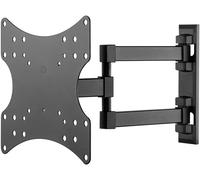 SUBZONAL-49715 Support Mural TV Orientable et Inclinable pour écrans 23-42 Pouces (58-107 cm) Accroche Television Mural Charge Max. 20 KG/Fixation Tele avec Bras pour Moniteur VESA 200 x 200 Noir