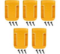 SUBZONAL-5 PCS Tool Support de Batterie pour Dewalt Couvercle de Batterie Clip de Ceinture Support de Batterie Support sur étagère Clips de Batterie muraux adaptés pour 18V-60V DCB200 DCB203 DCB205