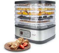 Subzonal-57011 Déshydrateur Automatique Avec Forme De Barre De Céréales 5 Niveaux Sèche Les Fruits, La Viande, Le Poisson, Les Herbes Minuterie 8 À 72 Heures Moule En Silicone Pour Barres De