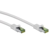 SUBZONAL-61104 ¿ Câble réseau CAT 8.1 ¿ Câble patch haut débit 40 Gbits avec blindage S/FTP PiMF/Blanc / 1 m