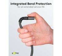 SUBZONAL-64992 Câble HDMI haute vitesse avec Ethernet 2.0 / résolutions UHD allant jusqu'à 4 K @ 50/60 Hz/rallonge HDMI pour PS5, Xbox, Apple TV 4K / 0,5M