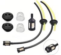 SUBZONAL-7 pièces Kit Universel Filtre à Essence, Durite Essence, Joint en Caoutchouc, Débroussailleuse Thermique, Réservoir De Carburant, pour Coupe-Herbe, Tondeuse, Taille-Haies, Tronçonneuse
