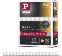 Subzonal-70663 Function Maxled 500 Led Bande 1m, 2700k Blanc Chaud, 7w 24v, Argent, Plastique