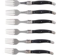 Subzonal-7210g-6nt - Boîte De 6 Fourchettes - Acier Inoxydable - Manche Gris Marbré - Boîte Vitrine - Élégance Et Praticité - Dimensions 25.7 X 16.7 X 2 Cm