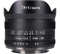 SUBZONAL-7Artisans 7.5mm F2.8 II Objetivo Para cámara réflex APS-C Fisheye Objectif Appareil Photo pour Sony A5000 A5100 A6000 A6300 A6500 NEX-5T A7III A7R III A7 IV