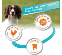 Subzonal-8 In 1 Delights Dental Xs - Os De B?Uf À Mâcher Pour Chien De Petite Taille - Enrichi En Minéraux - Viande À C?Ur - Prodental Limite Le Tartre - Sans Céréales Colorant Arôme Artificiel - 21