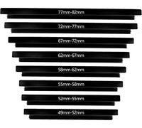 SUBZONAL-8 Kit de Bagues D'adaptation Step-UP, Objectif-Filtre-Adaptateur: 49mm 52mm 55mm 58mm 62mm 67mm 72mm 77mm 82mm