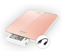 SUBZONAL-8184 Slide 6 USB, Balance de cuisine sans pile, Rechargeable USB, 6 kg, Nacre