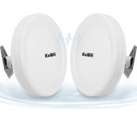 SUBZONAL-900Mbps Point d'accès WiFi Repeteur Antenne WiFi Exterieur, 5 KM Pont Wi-FI Point à Point, 5.8G Longue Portée Jusqu'à 5KM CPE Répéteur WiFi Extérieur avec Ports Ethernet