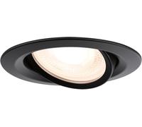 Subzonal-92460 Spot Encastré Nova Plus Ip65 Orientable Rond Max. 35w Gradable 93mm Noir Mat Gu5,3 / Gu10-Sans Ampoule, Alu Zinc