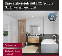 SUBZONAL-92463 Spot encastré LED Smart Home Zigbee kit de Base orientable Rond 230V 3x4,9W 3x430lm gradable 90mm Blanc Métal 3000K, 14.7 W