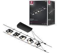 Subzonal-94434 Corduo Set Système De Câbles Mac Ii Dc 5 X 10 Watts Max, Éclairage Extensible Ch Mat Câble Matière Plastique Gu5,3 Système De Câbles Sans Ampoules