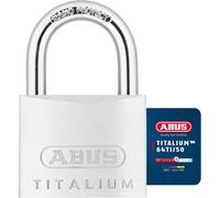 SUBZONAL-ABUS Titalium 64TI/50 - Cadenas de cave avec corps de serrure en aluminium spécial - anse en acier trempé - niveau de sécurité ABUS 6