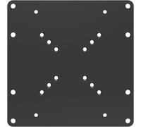 SUBZONAL-Adapt-A Plaque Adaptateur VESA Universel pour l'Élargissement des Distances VESA, agrandit de VESA 50x50 jusqu'à 200x200, Max. 30kg, Noir