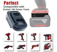 SUBZONAL-Adaptateur de batterie pour Bosch Professional GBA 18 V vers outil électrique Einhell, adaptateur de batterie BS18EIN pour Bosch BAT609 BAT612 BAT618 Li-Ion convertisseur vers outil Einhell