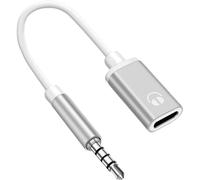 SUBZONAL-Adaptateur de prise casque ¿ PE, câble audio de type C vers cordon de 3,5 mm Connecteur stéréo portable adaptateur de musique durable, convertisseur d'écouteurs pour voiture, téléphone, or