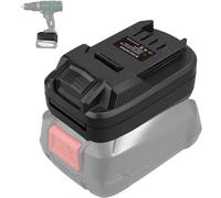 SUBZONAL-Adaptateur pour batterie Bosch 18 V Pba vers batterie d'outil électrique Parkside 20 V XTeam Serie compatible avec batterie Power X-Change Plus pour Pap 20A1 Pap 20B1, Pap 20B3 (sans batteri