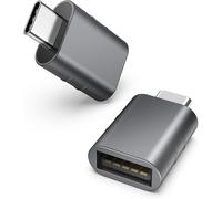 SUBZONAL-Adaptateur USB C mâle vers USB 3.2 Femelle 2 Pack, Adaptateur Compatible avec iPhone 17 16 Pro Max MacBook Pro/Air iMac iPad Mini 6/Pro