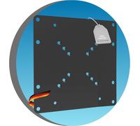 SUBZONAL-Adaptateur Vesa, Plaque d'adaptation Universelle 50x50 à 200x200 mm, pour Moniteur, TV, téléviseur, écran, Support, Fixation Mural, Noir