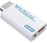 SUBZONAL-Adaptateur Wii vers HDMI, Wii vers HDMI Convertisseur connecteur avec 1080p/720p Sortie Vidéo et Audio de 3,5 mm ¿ Prise en Charge Tous Les Modes d'affichage Wii (Blanc)