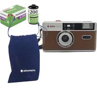 SUBZONAL-AgfaPhoto Analogue 35 mm Compact Film Camera Set: pellicola per immagini a Colori + batteria