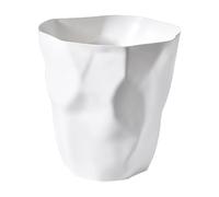 Subzonal-Ailler Poubelle Corbeille À Papiers En Plastique, Pour Le Bureau Et Chambre Irrégulière Écologique (Blanche)