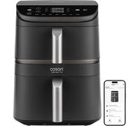SUBZONAL-Air Fryer 10.8L Smart Turbo Tower Pro, Dual Blaze&Turbo Blaze,Friteuse sans huile avec 100% en Céramique,3 Niveaux Cuisson,7 Fonctions de Cuisson,68% d¿Économie d¿Énergie,50+ Recettes