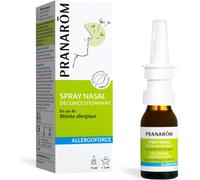 Subzonal-Allergoforce Spray Nasal Décongestionnant - Aux Huiles Essentielles Bio, Rhinite Allergique Et Inconforts Saisonniers - 15 Ml