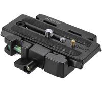 SUBZONAL-Andoer Adaptateur et Plaque à dégagement Rapide Professionnel- Adaptateur de Fixation Rapide pour trépied avec Plaque Compatible avec la tête Manfrotto 501 500 Ah 701HDV 503HDV Q5