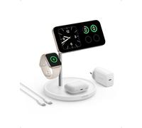 Subzonal-Anker Maggo Chargeur Induction Iphone 3 En 1 15w Compatible Magsafe Et Certifié Qi2, Socle De Recharge À Induction Pour Iphone Séries 16/15/14/13, Airpods, Apple Watch(Chargeur Et Câble Usb