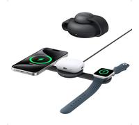 Subzonal-Anker Maggo Chargeur Induction Iphone Station De Recharge Sans Fil 3 En 1 Compatible Magsafe, Certifié Qi2 15w, Chargeur De Voyage Pliable, Iphone 16/15/14, Airpods,Apple Watch (Chargeur Usb