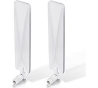 SUBZONAL-Antenne 4G LTE Cellulaire Mâle SMA 9dBi Blanc Compatible avec Huawei B525 B535 B310 Bb311 B315 B315s B593 E5186 4G LTE CPE Routeur Hotspot Passerelle Industriel IoT Routeur, 2 Paquets