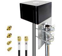 SUBZONAL-Antenne extérieure 5G 2X2 MIMO, jusqu'à 6 dBi, 600-8000 MHz Externe 4G LTE 5G NR routeur antenne extérieure SMA & TS9 & RP-SMA pour Camping-Car, Compatible avec Fritzbox Netgear