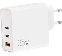 Subzonal-Apm 65w Chargeur 3 Ports 2 Usb-C Usb-A, Charge Rapide, Type-C Pd 3.0, Blanc, Compatible Avec Iphone 15 Pro 14 13 12 Ipad Apple Watch Airpod Samsung Galaxy S23 S22 Z Fold Flip, 570412