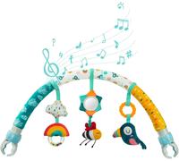 Subzonal-Arche De Voyage Pour Poussette,Arche Pour Poussette Arche Universelle Bébé Avec Hochet Et Anneau Dentition,Clip Ajustables Convenant À La Plupart Des Poussettes Pour 0-3 Bébé