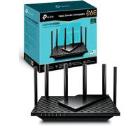 SUBZONAL-Archer AXE75 Routeur WiFi6E Tri-Bande AXE5400Mbps, 5 Ports Gigabit, Port USB 3.0, La Toute Nouvelle Bande 6 GHz, WPA3, HomeShield, EasyMesh, Brancher et Utiliser, Compatible avec Alexa