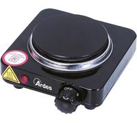 SUBZONAL-ARDES - Cuisinière électrique n acier peint avec 1 plaque en fonte Diamètre de la plaque 9,5 cm avec thermostat régulateur de température Modèle TIKAPPA AR1F18 Noir