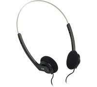 SUBZONAL-Arko, Casque Filaire pour PC, Smartphone, Mac, Tablette, Universel Stéréo, Arceau Réglable, Ultra Léger et Confortable, Prise Jack Gold 3,5 mm, Ergonomique, Câble 1.10 Mètres ¿ Noir