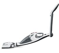 SUBZONAL-Aspirateur Balai 2 en 1 sans Fil Puissant, Jusqu'à 35 Min d'Autonomie, Tube Flexible, Apirateur à Main Amovible, Brosse électrique avec éclairage LED, Blanc, HV 7173