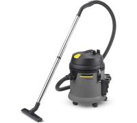 SUBZONAL-Aspirateur Eau et poussières NT 27/1, Puissance : 1380 W, cuve Plastique : 27 l, Tuyau d'aspiration : 2,5 m, coude, suceur pour sols humides/secs (300 mm), buse de Fentes