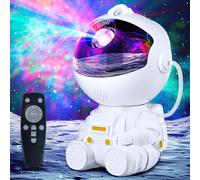 Subzonal-Astronaute Projecteur Ciel Etoile Galaxie Veilleuse Enfant Chambre Galaxy 8 Nébuleuse 2 Étoile 2 Minuteries Luminosité Et Vitesse Réglable Télécommande Intelligente Rotative À 360° Pour Fête