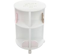 SUBZONAL-Atmosphera - Bibliothèque Enfant Ronde - Blanc et Rose H59 cm