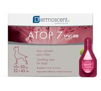 Subzonal-Atop 7 Spot-On Pour Chiens 10¿20 Kg Soin Apaisant Sans Rinçage 4 Pipettes X 1,2 Ml