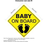 Subzonal-Autocollant De Voiture « Baby On Board » - Autocollant De Sécurité - Facile À Installer - Imperméable - Longue Durée De Vie