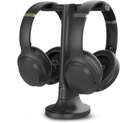 SUBZONAL-Avantree Duet - Double Casques sans Fil pour Télévision, Son Clair et Volume Amplifié pour Seniors, Installation Plug & Play Simple, avec Émetteur RF 2,4 GHz et Station de Charge
