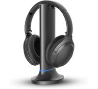 SUBZONAL-Avantree Opera Plus ¿ Casque sans Fil pour TV avec Dialogue Clair et Amplification du Volume pour Seniors, Utilisation avec Barre de Son, Base de Chargement avec émetteur, Confort prolongé