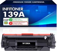 SUBZONAL-avec Puce 139A (W1390A) 139X Cartouche de Toner Compatible pour HP 139A 139X W1390A W1390X Laserjet Pro 3002dw 3002dn 3002 MFP 3102fdn 3102fdw 3102 ( Noir, 1-Pack )