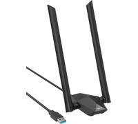 SUBZONAL-AX1800 WiFi 6 Clé USB WiFi Linux Puissante pour Ubuntu, Mint, Debian, Kubuntu, Mate, Zorin, PureOS, Windows 11/10 Bi-Bande Cle USB WiFi Longue Portée Antenne WiFi pour PC et Raspberry Pi 2+