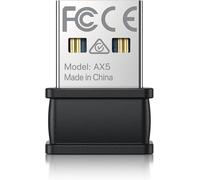 SUBZONAL-AX300 Nano Clé WiFi pour PC, Cle WiFi 6 USB, Clé USB Wi-FI Compatible avec Windows 11/10/7, Portable Clef Wi-FI sans Fil, 2.4GHz Seulement, 286Mbps Dongle Wi-FI, Installation Facile, OFDMA